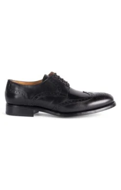 Men's Brogue Shoe -Men Clothing Sale TA00650BLACKLTHR 1
