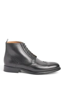 Men's Brogue Ankle Boots 20 Men's Brogue Ankle Boots -Men Clothing Sale TA00661BLACKLTHR 1