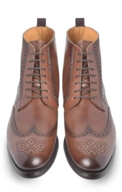 Men's Brogue Ankle Boots 35 Men's Brogue Ankle Boots -Men Clothing Sale TA00661TANLTHR 4