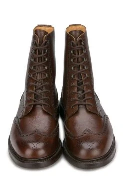 Mens Crockett And Jones Islay Leather Boot -Men Clothing Sale TA05018DKBROWN 4