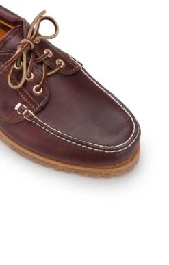 Mens Timberland 3 Eye Boat Shoe -Men Clothing Sale TA05117BURGUNDY 3