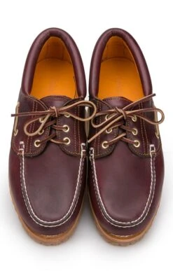 Mens Timberland 3 Eye Boat Shoe -Men Clothing Sale TA05117BURGUNDY 4