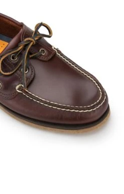Mens Timberland 2 Eye Boat Shoe -Men Clothing Sale TA05119BROWNLEATHER 3