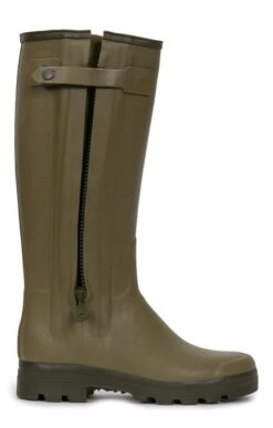 Le Chameau Leather Lined Wellies 11 Le Chameau Leather Lined Wellies -Men Clothing Sale TA05150GREEN 3