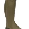 Mens Full Zip Leather Lined Wide Calf Welly -Men Clothing Sale TA05151GREEN