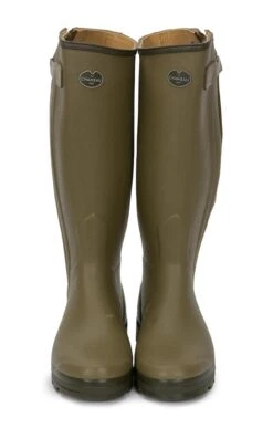 Mens Full Zip Leather Lined Wide Calf Welly -Men Clothing Sale TA05151GREEN 5