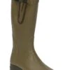 Mens Cotton Lined Gusset Welly -Men Clothing Sale TA05355GREEN