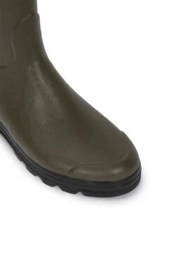 Mens Cotton Lined Gusset Welly -Men Clothing Sale TA05355OLIVE 2