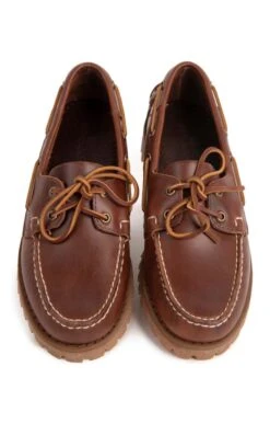 Men's Sebago Ranger Waxy Moccasins -Men Clothing Sale TA11008BROWNGUM 3