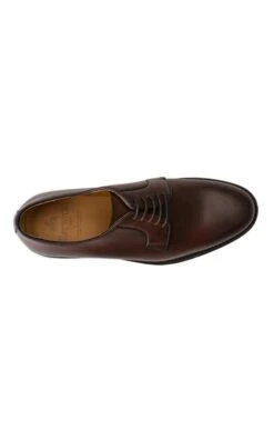 Waxy Plain Shoe -Men Clothing Sale TA13452DKBROWN 2