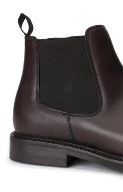 Waxy Chelsea Boot -Men Clothing Sale TA13453DKBROWN 4