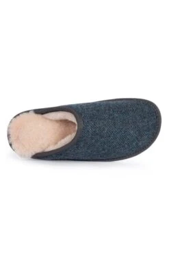 Men’s Shetland Tweed Mule Slippers -Men Clothing Sale TA16075DENIMHBONE 2