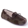 Men's Harris Tweed Moccasin Slippers -Men Clothing Sale TA16076CHESTNUTTTN