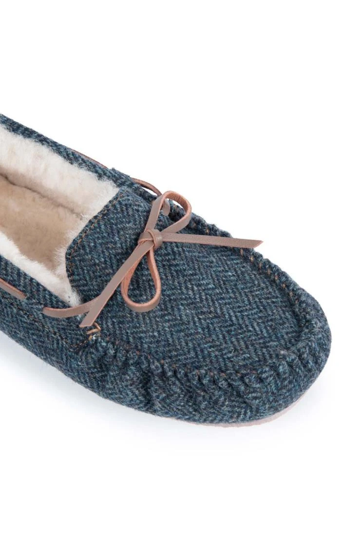 Men’s Shetland Tweed Moccasin Slippers 8 Men’s Shetland Tweed Moccasin Slippers - Image 6