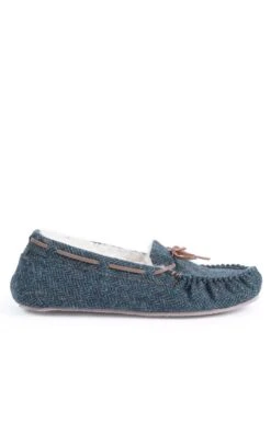 Men’s Shetland Tweed Moccasin Slippers 23 Men’s Shetland Tweed Moccasin Slippers -Men Clothing Sale TA16077DENIMHBONE 2