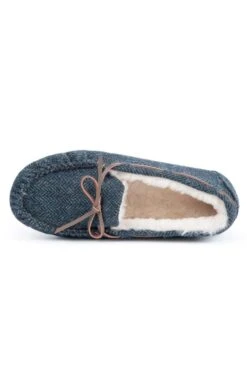 Men’s Shetland Tweed Moccasin Slippers 24 Men’s Shetland Tweed Moccasin Slippers -Men Clothing Sale TA16077DENIMHBONE 3