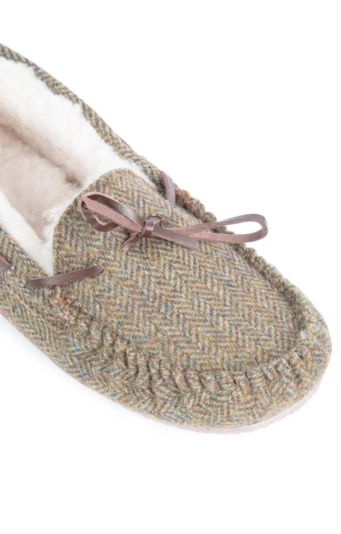 Men’s Shetland Tweed Moccasin Slippers 14 Men’s Shetland Tweed Moccasin Slippers - Image 12
