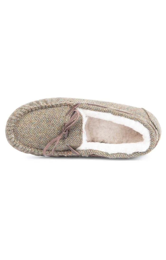 Men’s Shetland Tweed Moccasin Slippers 15 Men’s Shetland Tweed Moccasin Slippers - Image 13