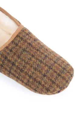 Men's Harris Tweed Slippers -Men Clothing Sale TA16081AUTUMNDTOOTH 2