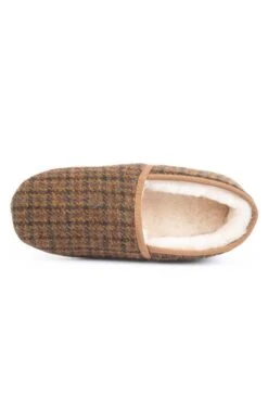 Men's Harris Tweed Slippers -Men Clothing Sale TA16081AUTUMNDTOOTH 3