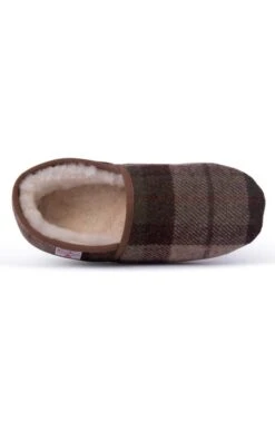 Men's Harris Tweed Slippers -Men Clothing Sale TA16081CHESTNUTTTN 2