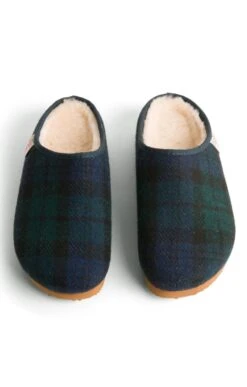 Men's Harris Tweed Clog -Men Clothing Sale TA16084BLACKWATCH 4