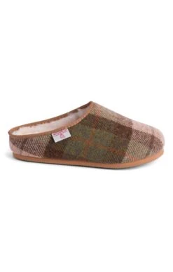 Men's Harris Tweed Clog -Men Clothing Sale TA16084CHESTNUTTARTAN 1