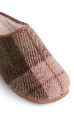 Men's Harris Tweed Clog -Men Clothing Sale TA16084CHESTNUTTARTAN 3