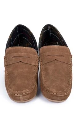 Men's Barbour Porterfield Slippers -Men Clothing Sale TA21412DKSAND 4