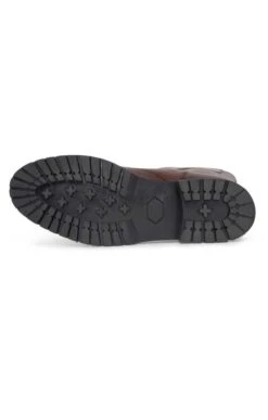 Mens's 3/4 Leather Buckle Boot -Men Clothing Sale TA21552DKBROWN 4