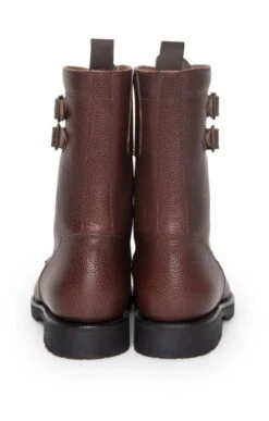 Mens's 3/4 Leather Buckle Boot -Men Clothing Sale TA21552DKBROWN 6