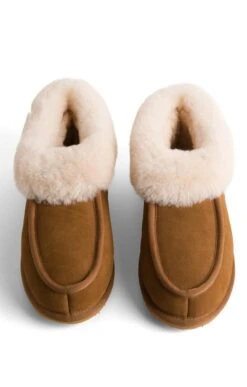Men's Sheepskin Short Booties -Men Clothing Sale TA22325CHESTNUTTAN 4