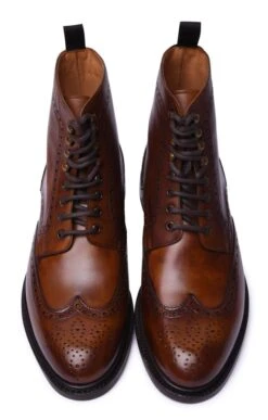 Men’s Brogue Ankle Boot -Men Clothing Sale TA22460COGNAC 3