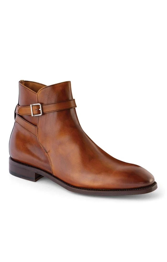 Men's Strap Round Ankle Boot 3 Men's Strap Round Ankle Boot