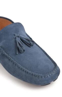 Men's Suede Driving Shoe -Men Clothing Sale TA23230DENIM 2