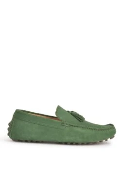 Men's Suede Driving Shoe -Men Clothing Sale TA23230GREEN 1
