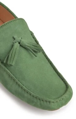 Men's Suede Driving Shoe -Men Clothing Sale TA23230GREEN 2