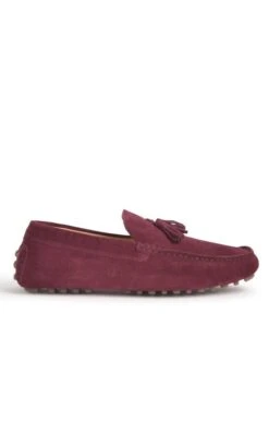 Men's Suede Driving Shoe -Men Clothing Sale TA23230PURPLE 1