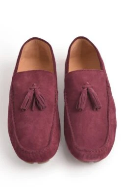 Men's Suede Driving Shoe -Men Clothing Sale TA23230PURPLE 4