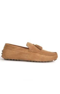 Men's Suede Driving Shoe -Men Clothing Sale TA23230TAN 1