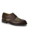 British Pure New Wool Tweed Brogue Shoe -Men Clothing Sale TA23640DKBRNGRNLOVAT