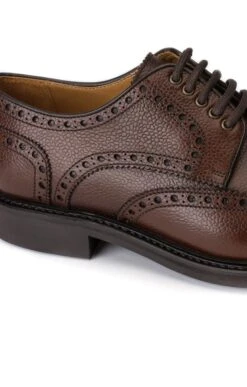Bruar Brogue Toe Shoe -Men Clothing Sale TA23734CHESTNUT 4