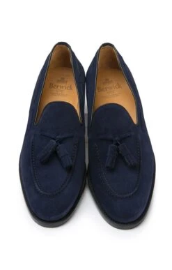 Suede Tassel Loafer -Men Clothing Sale TA23740NAVY 4