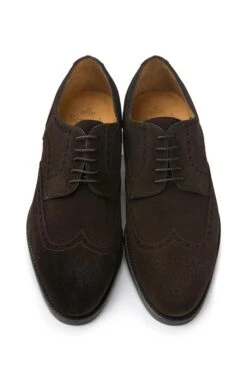 Suede Brogue Shoe 23 Suede Brogue Shoe -Men Clothing Sale TA23741DKBROWN 4