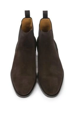 Bruar Suede Chelsea Boot -Men Clothing Sale TA23742DKBROWN 4