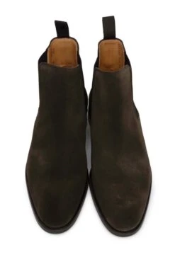 Bruar Suede Chelsea Boot -Men Clothing Sale TA23742OLIVE 4