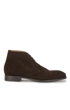 Men's Suede Lace-Up Ankle Boot -Men Clothing Sale TA23743DKBROWN 1