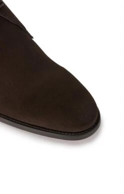 Men's Suede Lace-Up Ankle Boot -Men Clothing Sale TA23743DKBROWN 3