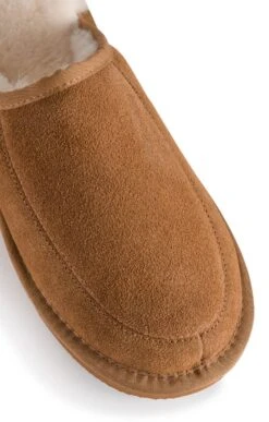 Men’s Sheepskin Outdoor Mule Slippers -Men Clothing Sale TA27057CHESTNUTTAN 2