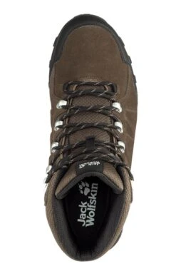 Men's Jack Wolfskin Refugio Texapore Mid Boot -Men Clothing Sale TA52120BROWN 4